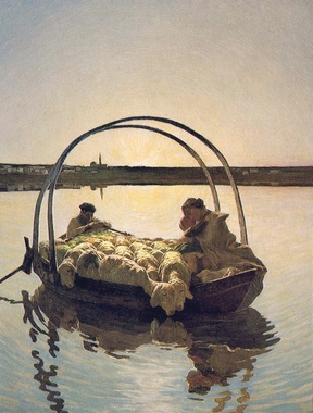 Giovanni Segantini Ave Maria à la traversée